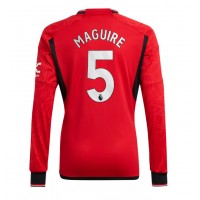 Muški Nogometni Dres Manchester United Harry Maguire #5 Domaci 2023-24 Dugi Rukav